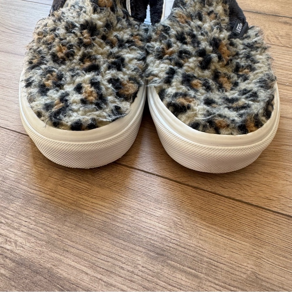 Vans Sherpa Leopard Print Slip On 59s Shoes 7 - Picture 2 of 7